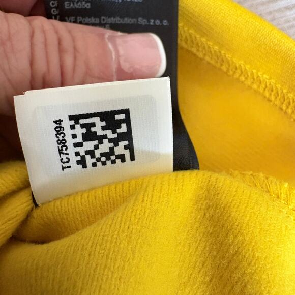 The North Face Womens Yellow 1/4 Zip Pullover L Long Sleeve Outdoor GORPCORE - Picture 7 of 9